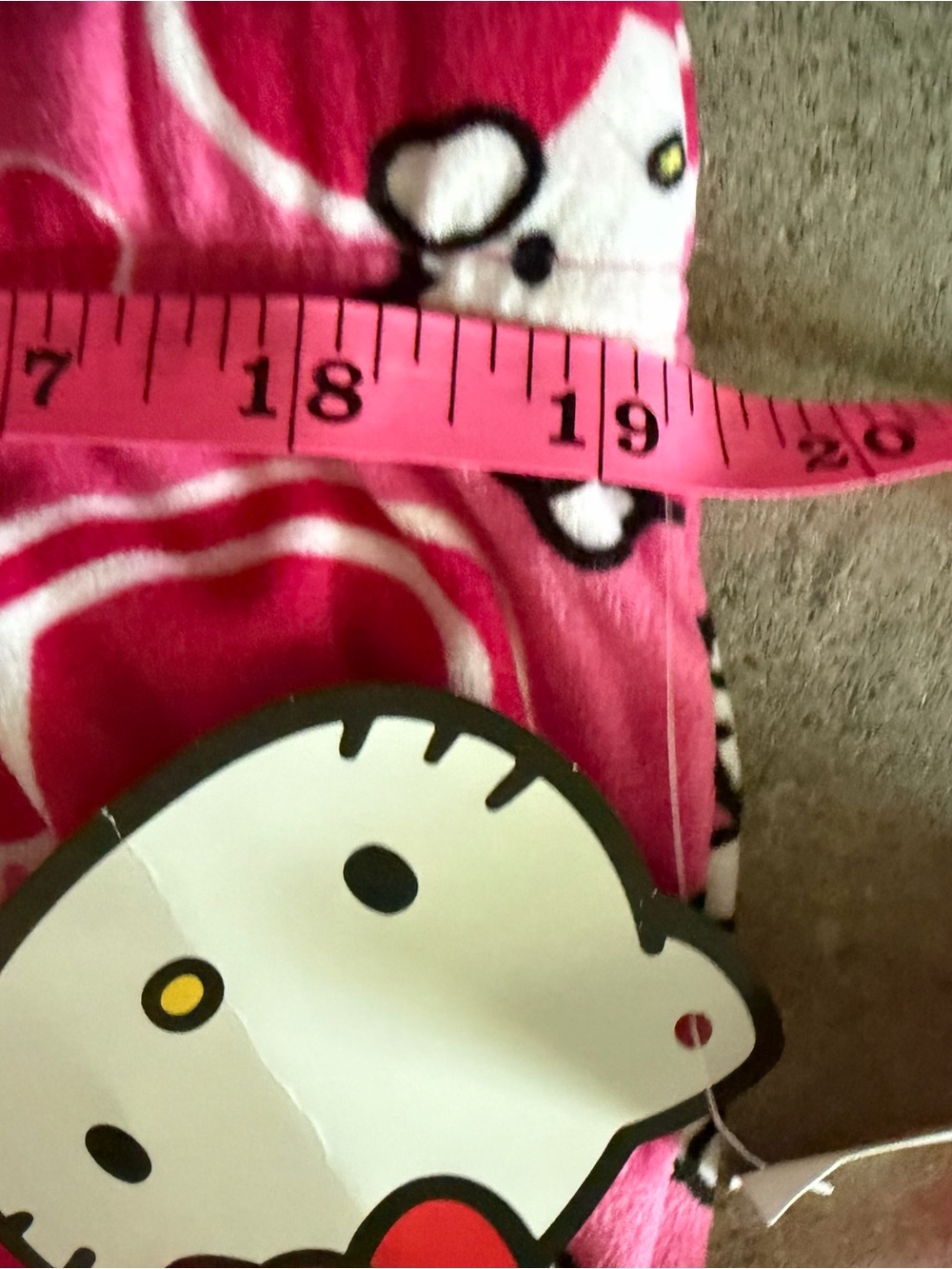 ⭐️2/$12 Women’s XL Hello Kitty Bright Pink Heart Pajama Bottoms NWT Sanrio - Picture 4 of 7